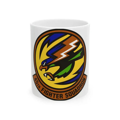 45th Fighter Squadron (U.S. Air Force) White Coffee Mug - Go Mug Yourself
