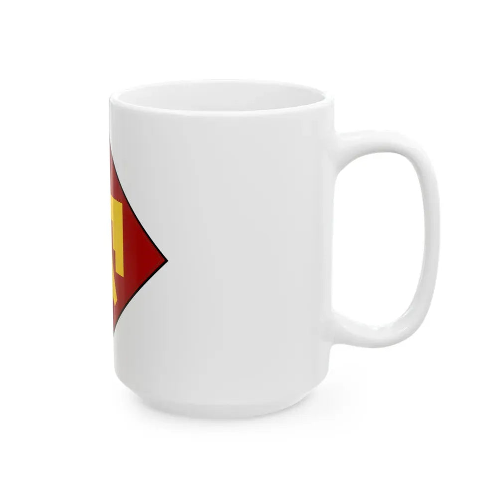 45th Infantry insignia thunderbird (U.S. Army) White Coffee Mug - Go Mug Yourself