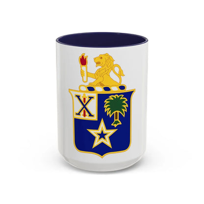 45th Infantry Regiment (U.S. Army) Accent Coffee Mug-15oz-Navy-Go Mug Yourself