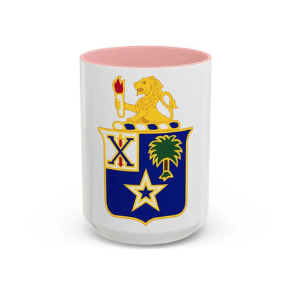 45th Infantry Regiment (U.S. Army) Accent Coffee Mug-15oz-Pink-Go Mug Yourself