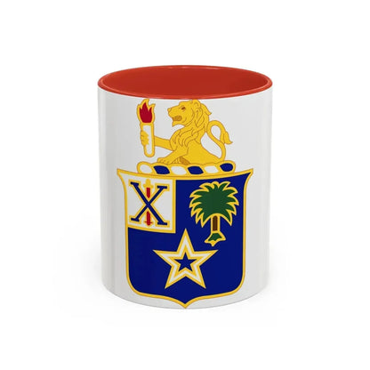 45th Infantry Regiment (U.S. Army) Accent Coffee Mug 11oz Red - Go Mug Yourself