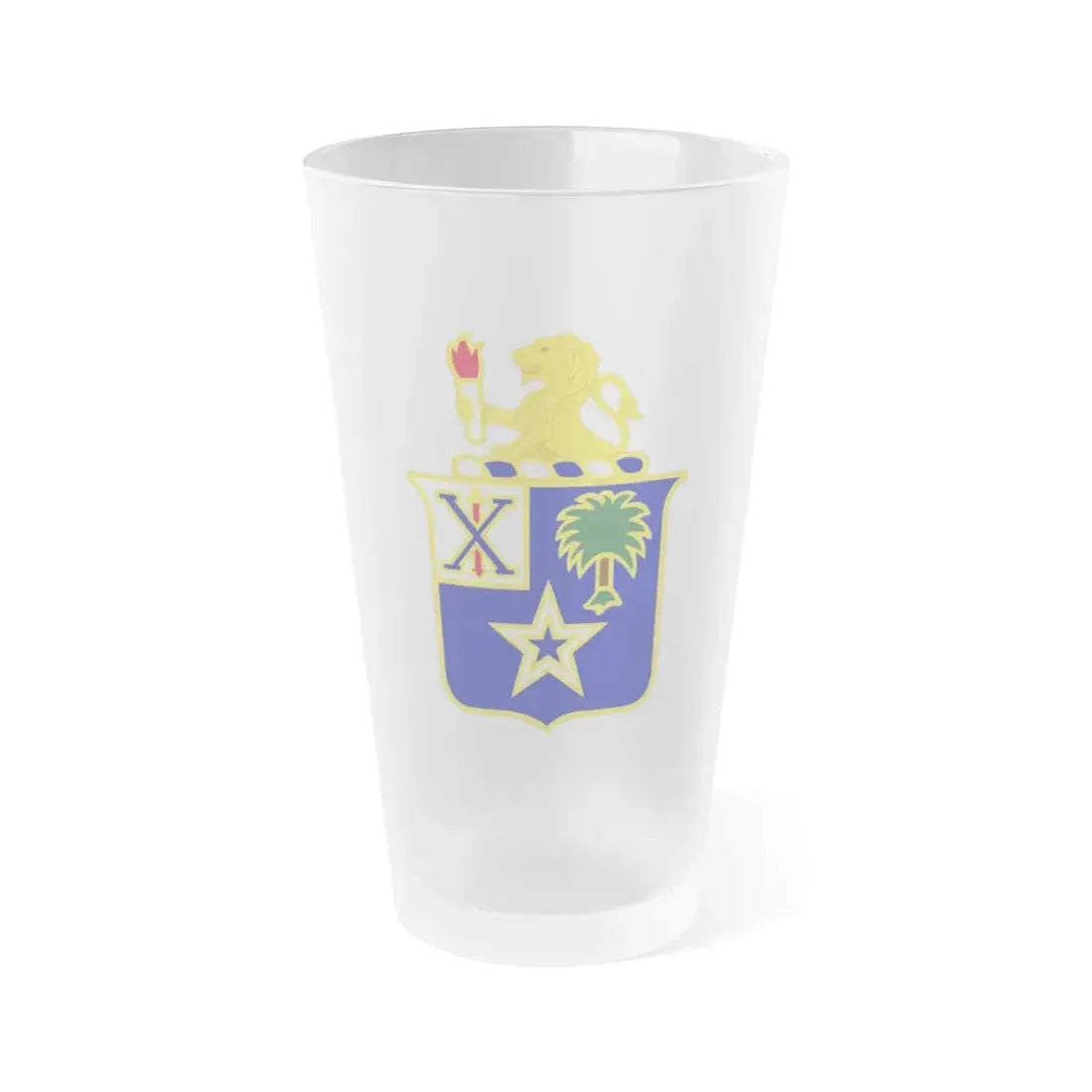 45th Infantry Regiment (U.S. Army) Frosted Pint Glass 16oz Default Title - Go Mug Yourself