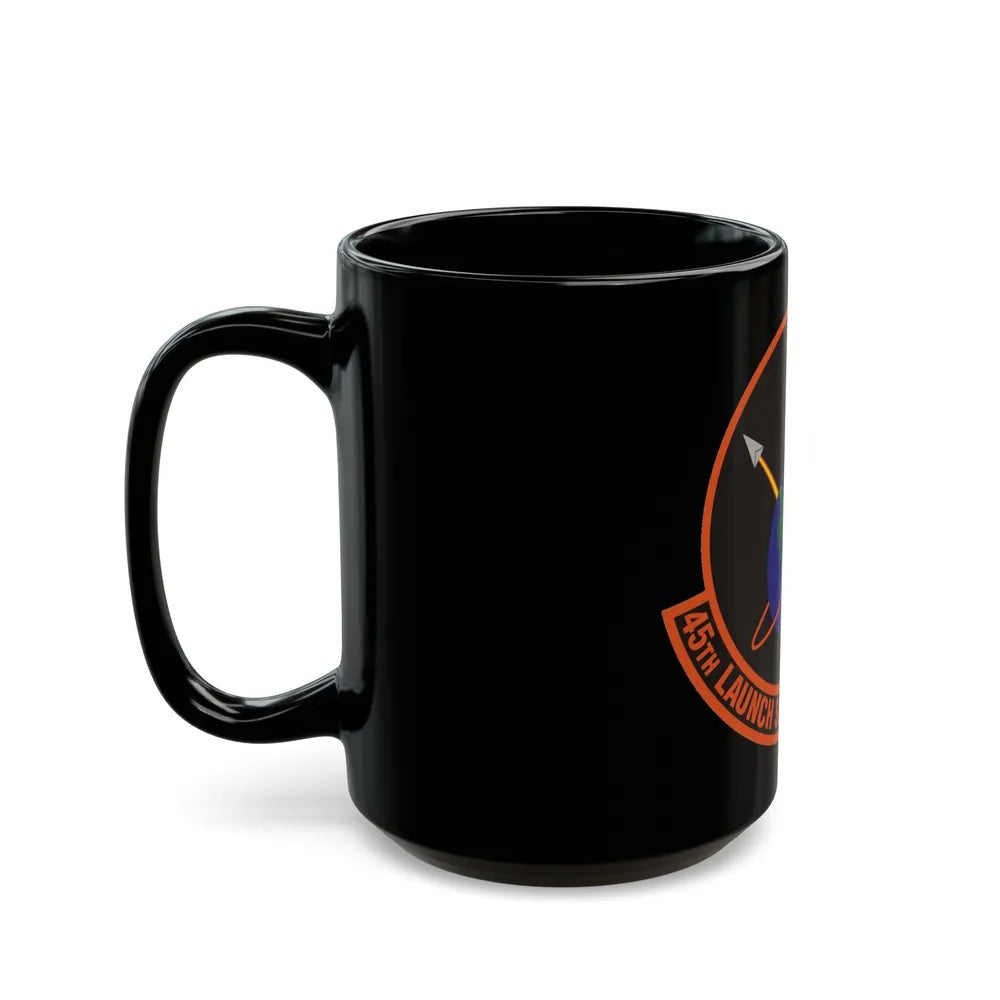 45th Launch Support Squadron (U.S. Air Force) Black Coffee Mug-Go Mug Yourself