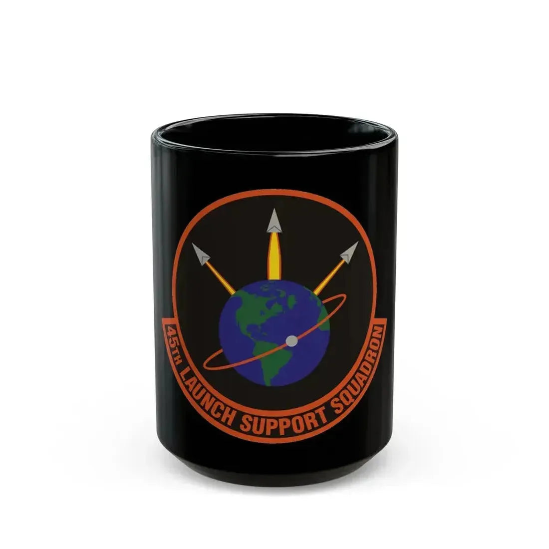 45th Launch Support Squadron (U.S. Air Force) Black Coffee Mug 15oz - Go Mug Yourself