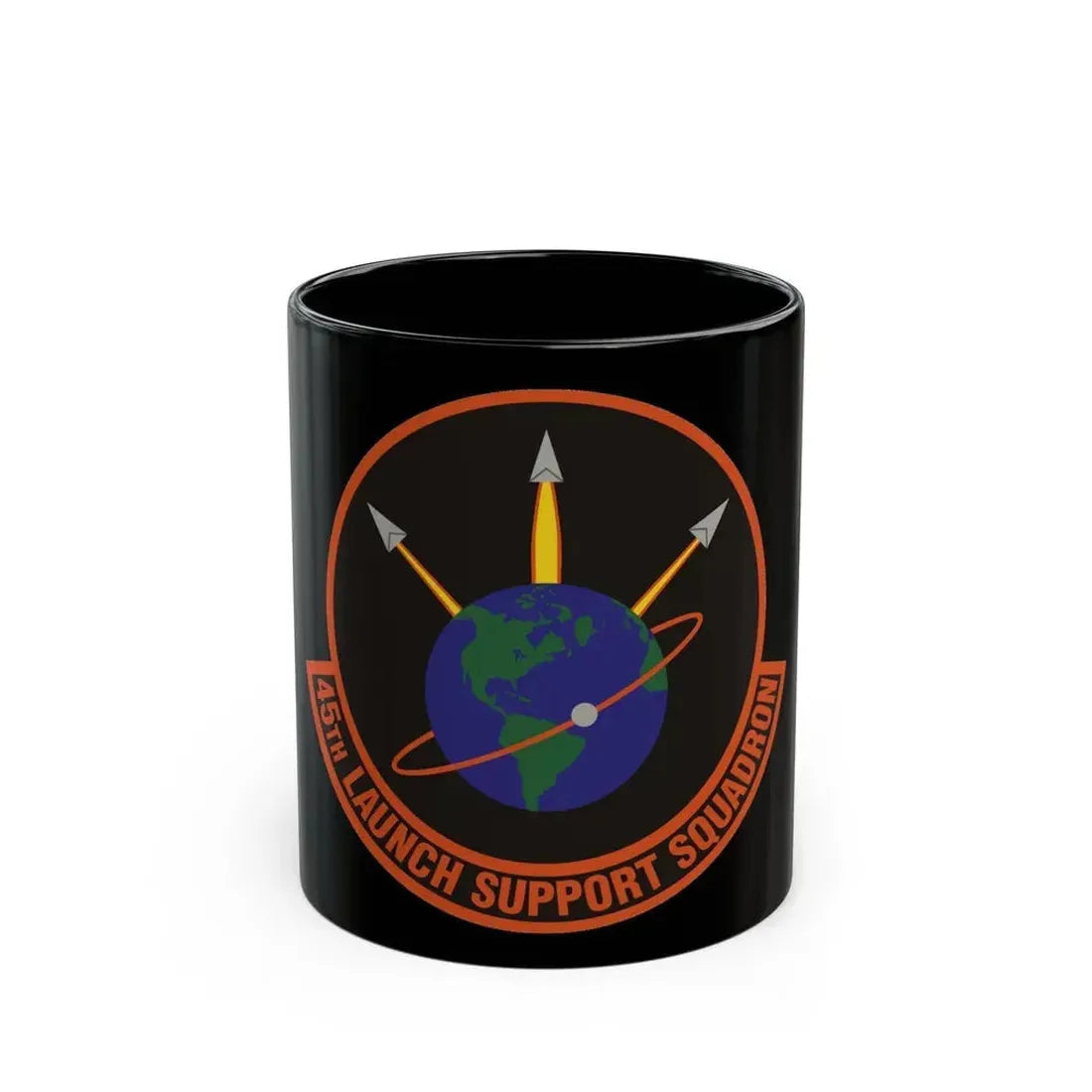 45th Launch Support Squadron (U.S. Air Force) Black Coffee Mug - Go Mug Yourself