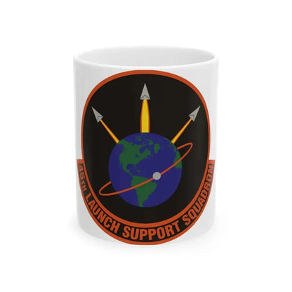 45th Launch Support Squadron (U.S. Air Force) White Coffee Mug 11oz - Go Mug Yourself