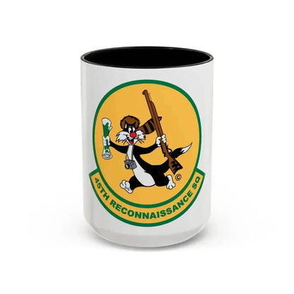 45th Reconnaissance SQ (U.S. Air Force) Accent Coffee Mug 15oz Black - Go Mug Yourself