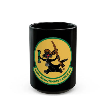 45th Reconnaissance SQ (U.S. Air Force) Black Coffee Mug 15oz - Go Mug Yourself