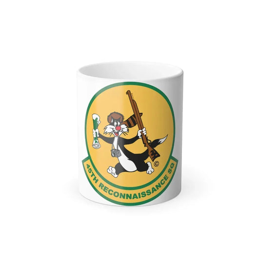 45th Reconnaissance SQ (U.S. Air Force) Color Changing Coffee Mug 11oz - Go Mug Yourself