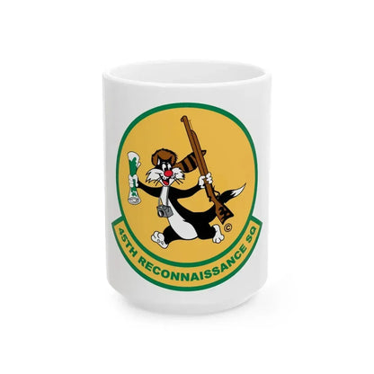 45th Reconnaissance SQ (U.S. Air Force) White Coffee Mug 15oz - Go Mug Yourself