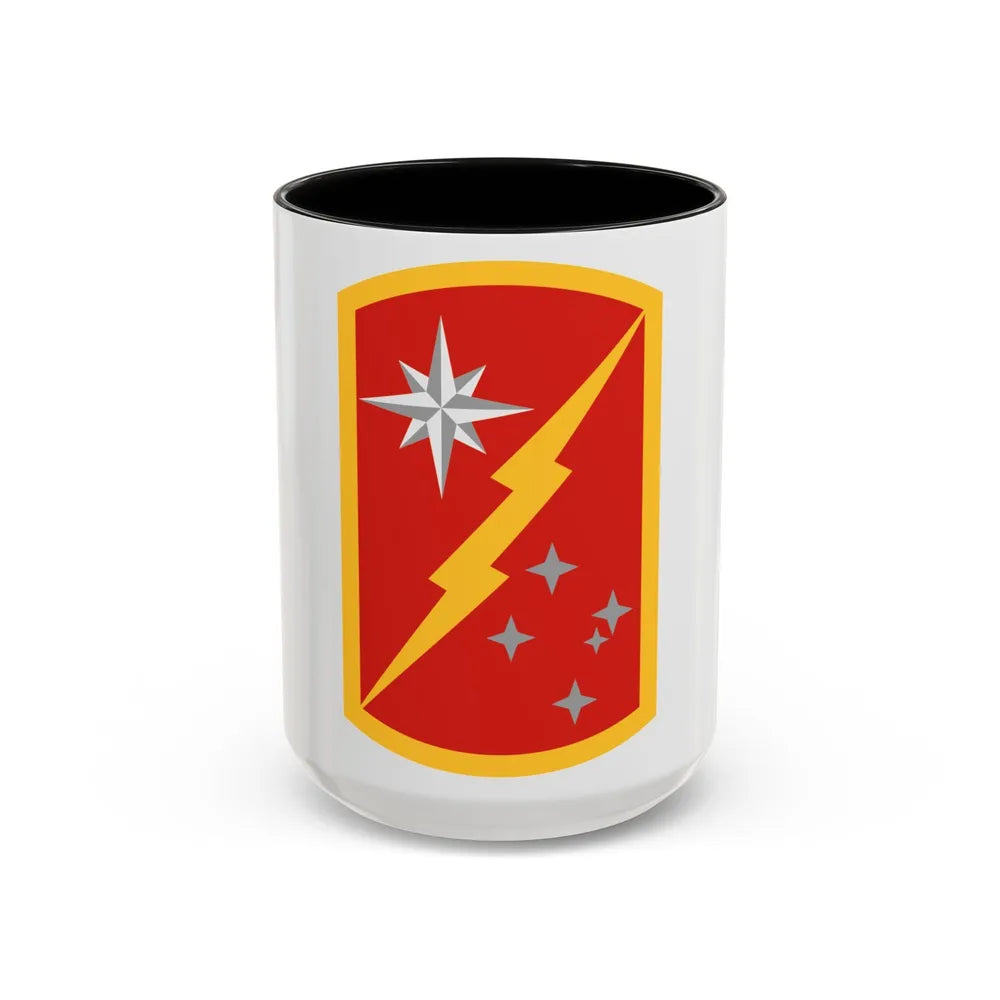 45th Sustainment Brigade (U.S. Army) Accent Coffee Mug-15oz-Black-Go Mug Yourself