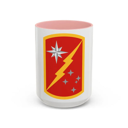 45th Sustainment Brigade (U.S. Army) Accent Coffee Mug-15oz-Pink-Go Mug Yourself