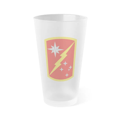 45th Sustainment Brigade (U.S. Army) Frosted Pint Glass 16oz-Go Mug Yourself