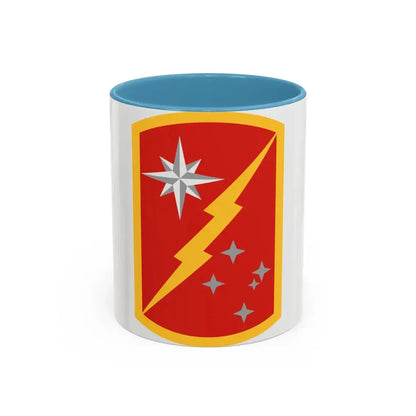 45th Sustainment Brigade (U.S. Army) Accent Coffee Mug 11oz Light Blue - Go Mug Yourself