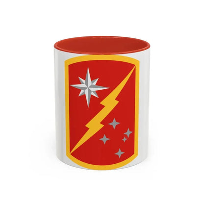 45th Sustainment Brigade (U.S. Army) Accent Coffee Mug 11oz Red - Go Mug Yourself