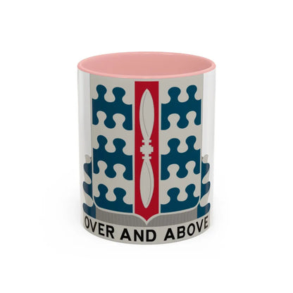 46 Aviation Battalion (U.S. Army) Accent Coffee Mug-11oz-Pink-Go Mug Yourself