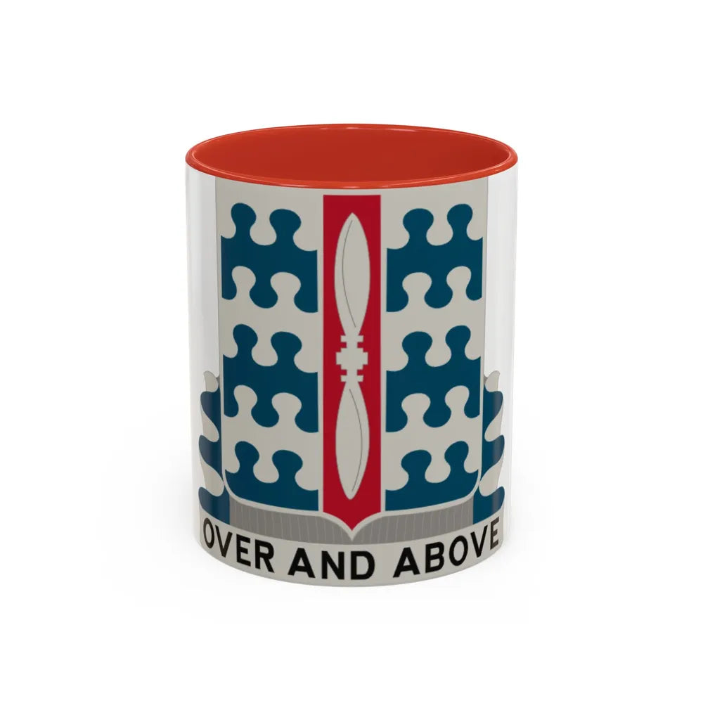 46 Aviation Battalion (U.S. Army) Accent Coffee Mug-11oz-Red-Go Mug Yourself