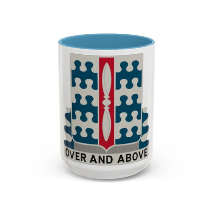 46 Aviation Battalion (U.S. Army) Accent Coffee Mug-15oz-Light Blue-Go Mug Yourself