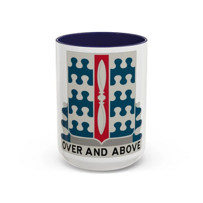 46 Aviation Battalion (U.S. Army) Accent Coffee Mug-15oz-Navy-Go Mug Yourself