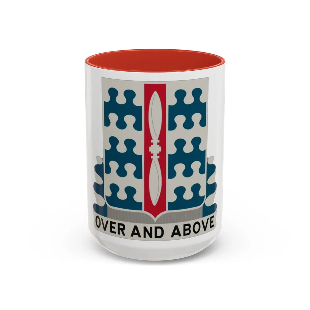 46 Aviation Battalion (U.S. Army) Accent Coffee Mug-15oz-Red-Go Mug Yourself