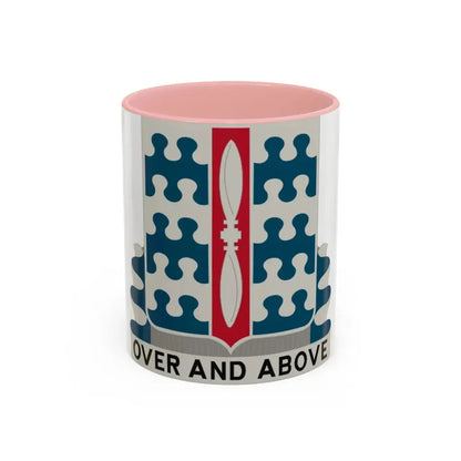 46 Aviation Battalion (U.S. Army) Accent Coffee Mug 11oz Pink - Go Mug Yourself