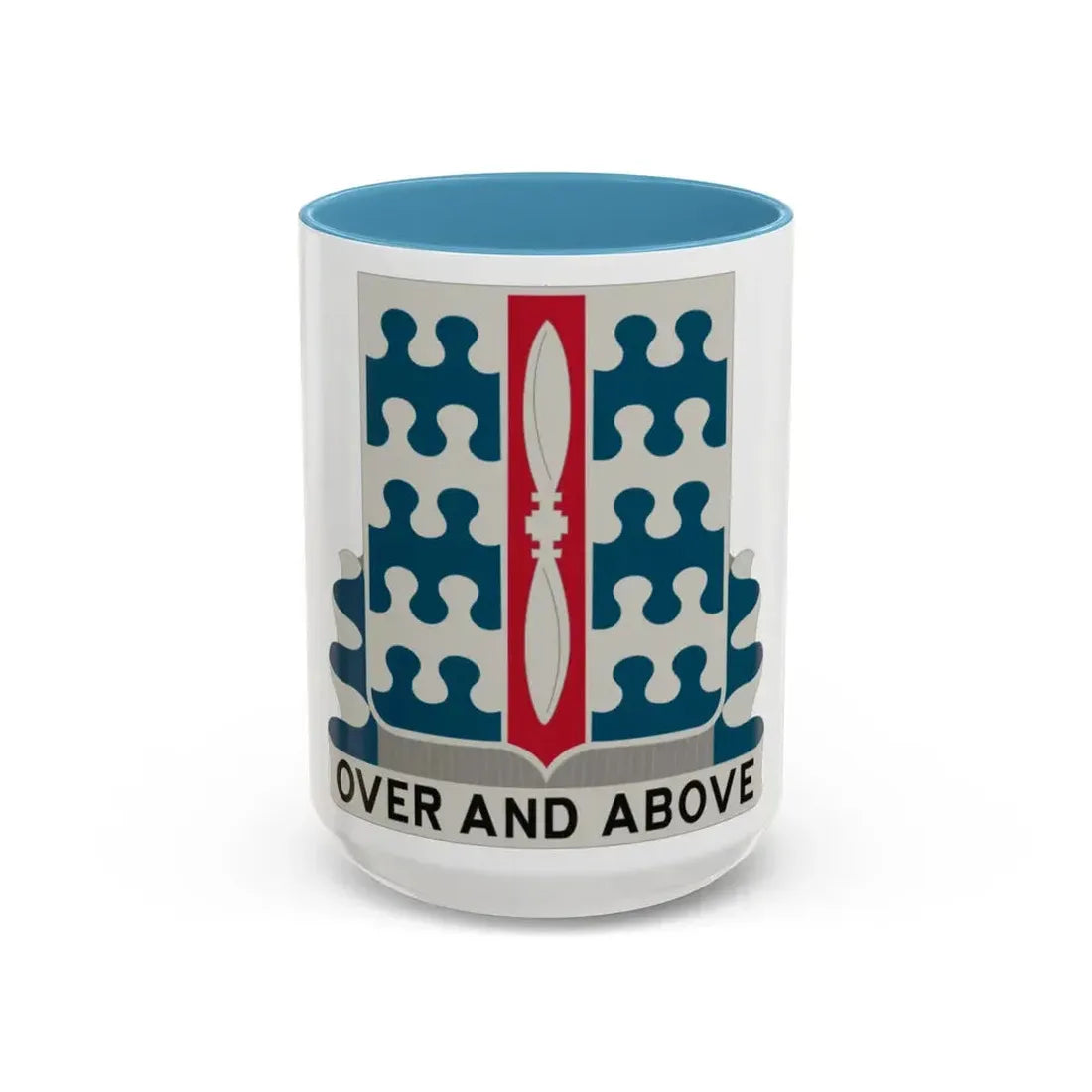 46 Aviation Battalion (U.S. Army) Accent Coffee Mug 15oz Light Blue - Go Mug Yourself