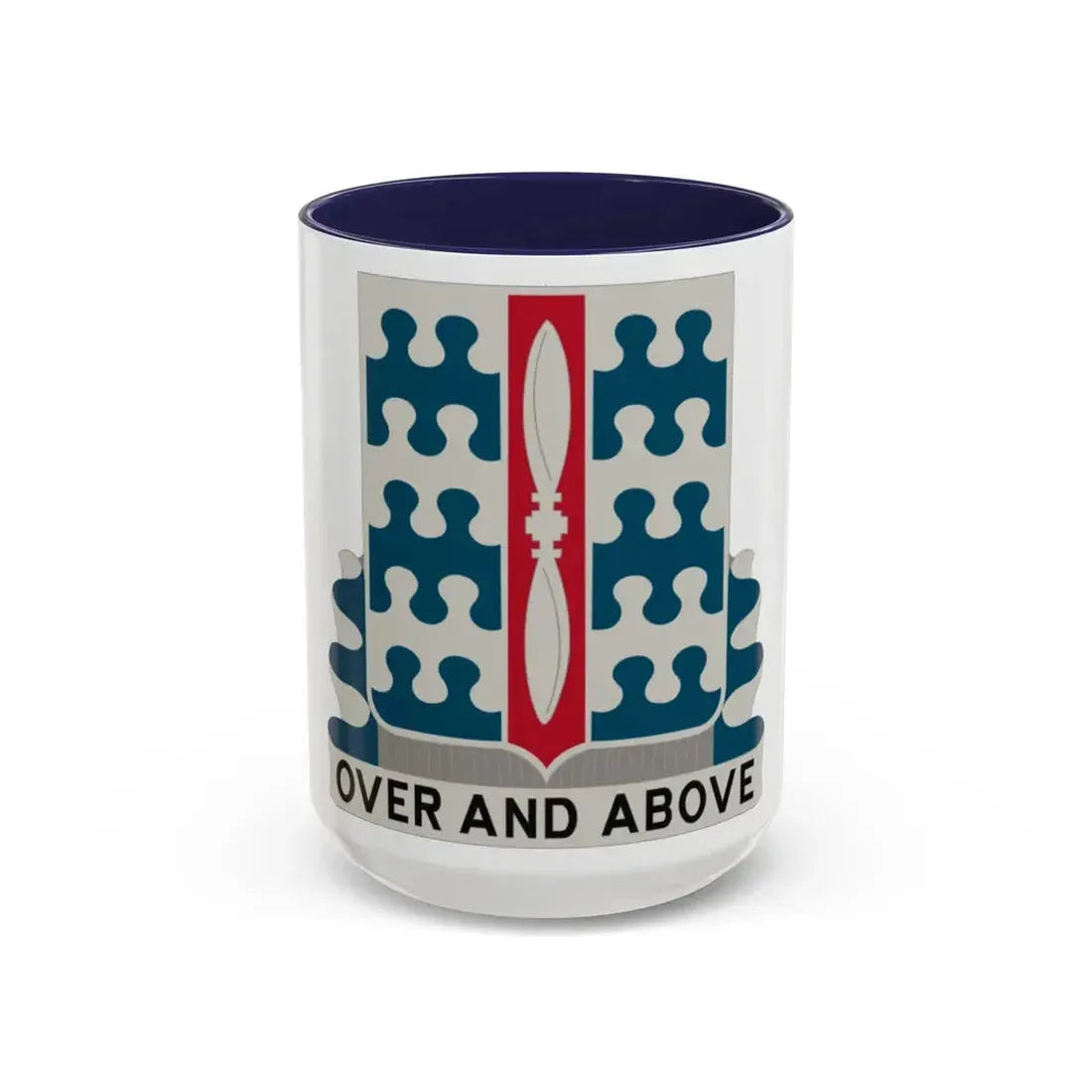 46 Aviation Battalion (U.S. Army) Accent Coffee Mug 15oz Navy - Go Mug Yourself