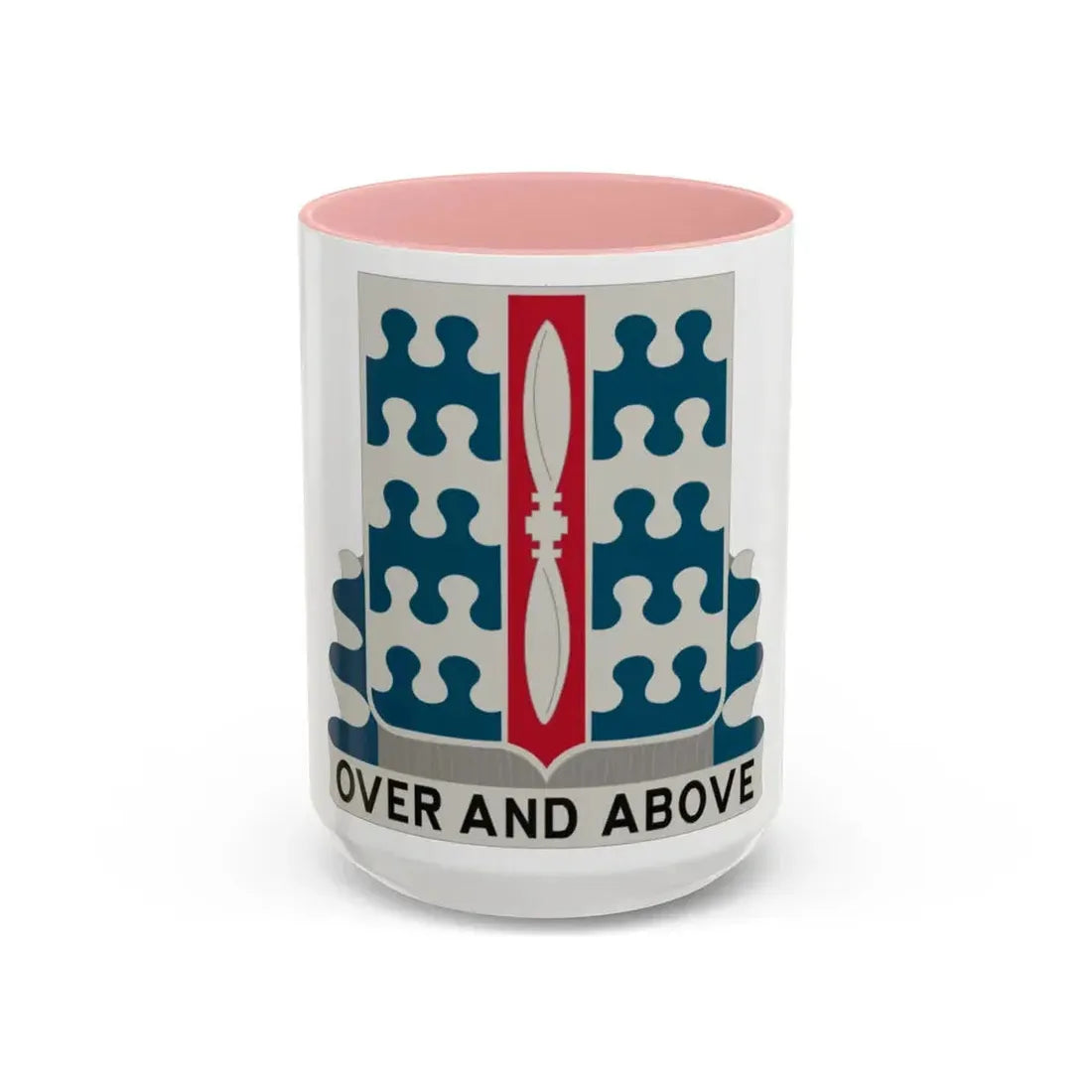 46 Aviation Battalion (U.S. Army) Accent Coffee Mug 15oz Pink - Go Mug Yourself