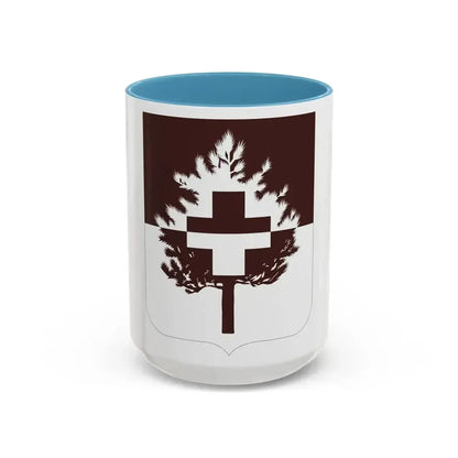 46 Medical Battalion 2 (U.S. Army) Accent Coffee Mug 15oz Light Blue - Go Mug Yourself