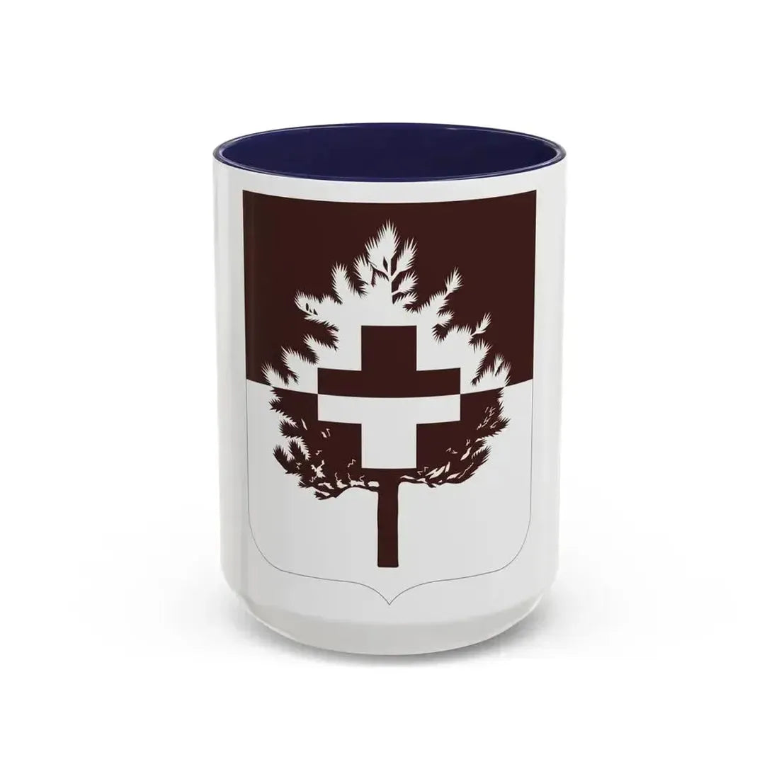 46 Medical Battalion 2 (U.S. Army) Accent Coffee Mug 15oz Navy - Go Mug Yourself