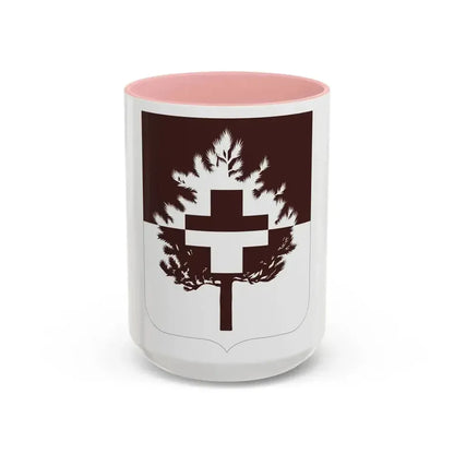 46 Medical Battalion 2 (U.S. Army) Accent Coffee Mug 15oz Pink - Go Mug Yourself