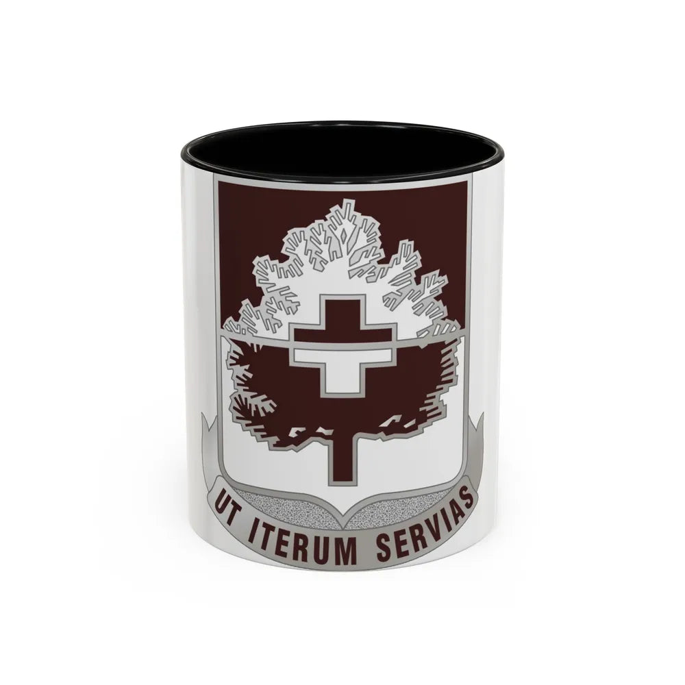 46 Medical Battalion (U.S. Army) Accent Coffee Mug-11oz-Black-Go Mug Yourself