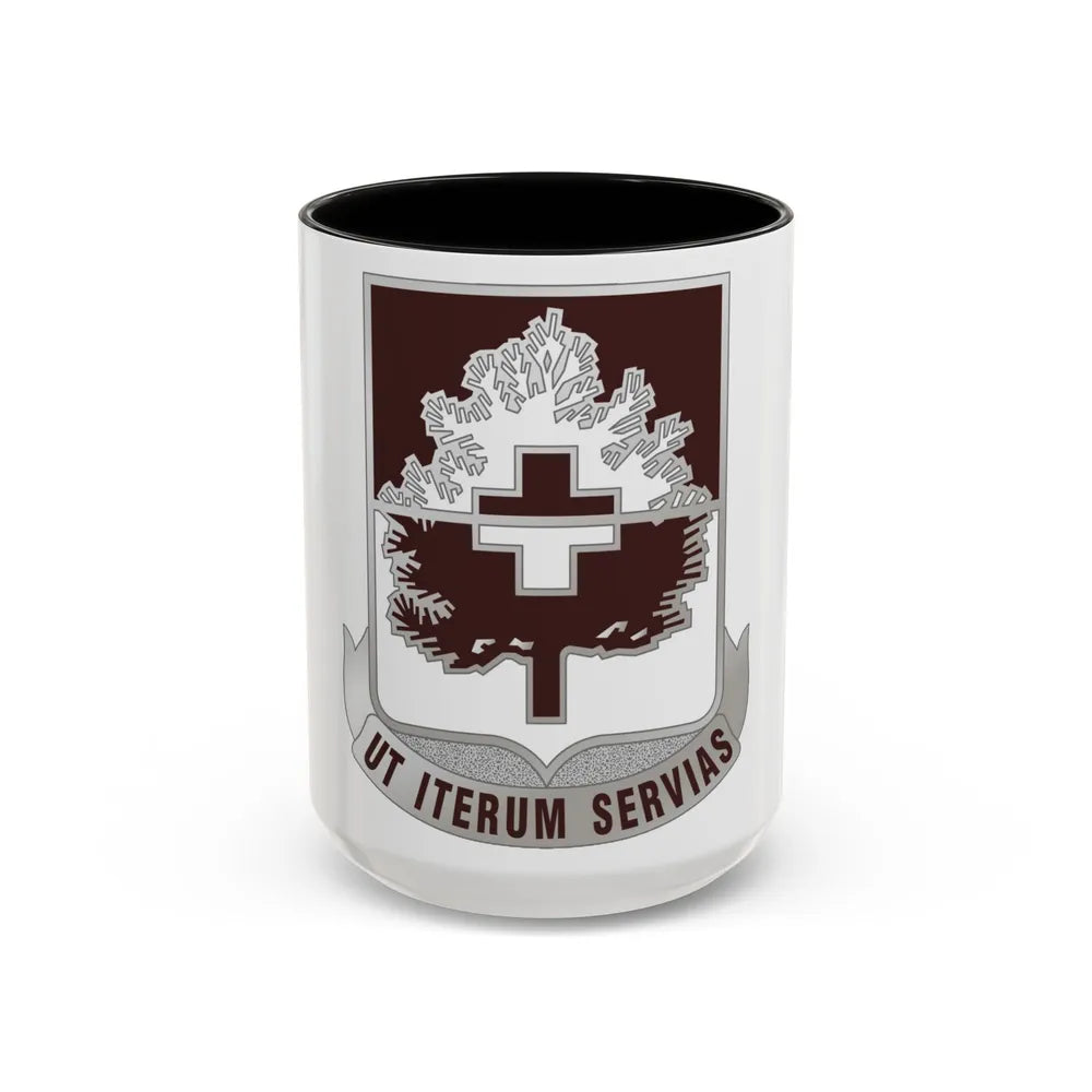 46 Medical Battalion (U.S. Army) Accent Coffee Mug-15oz-Black-Go Mug Yourself