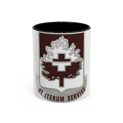 46 Medical Battalion (U.S. Army) Accent Coffee Mug 11oz Black - Go Mug Yourself