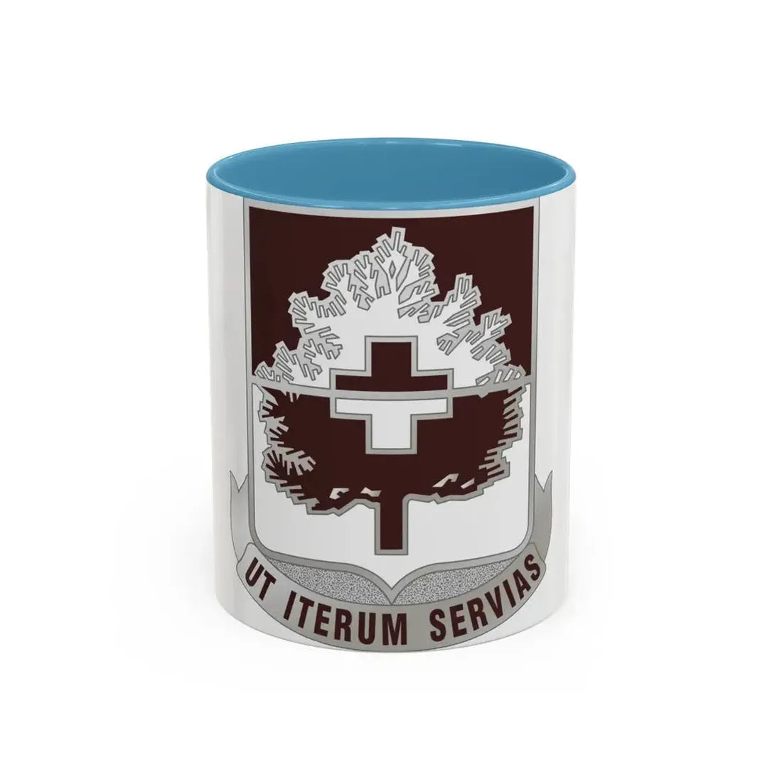 46 Medical Battalion (U.S. Army) Accent Coffee Mug 11oz Light Blue - Go Mug Yourself
