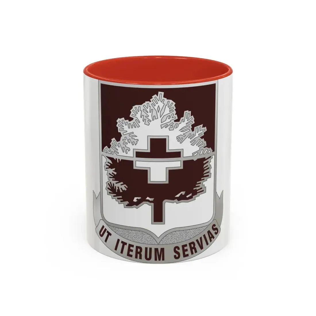 46 Medical Battalion (U.S. Army) Accent Coffee Mug 11oz Red - Go Mug Yourself