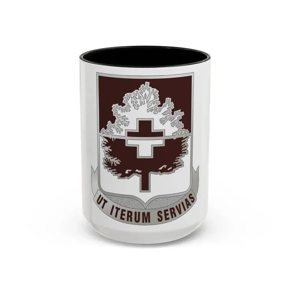 46 Medical Battalion (U.S. Army) Accent Coffee Mug 15oz Black - Go Mug Yourself