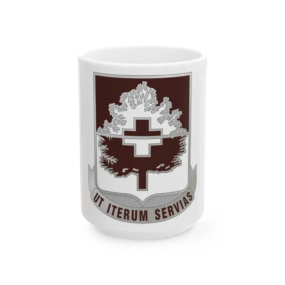 46 Medical Battalion (U.S. Army) White Coffee Mug 15oz - Go Mug Yourself