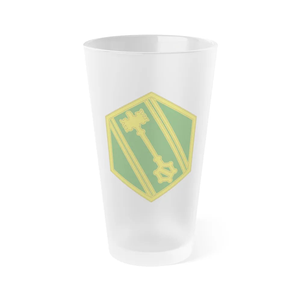 46 Military Police Command (U.S. Army) Frosted Pint Glass 16oz-Go Mug Yourself