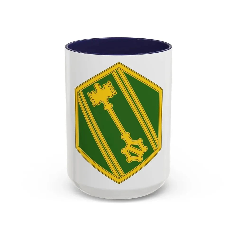 46 Military Police Command (U.S. Army) Accent Coffee Mug 15oz Navy - Go Mug Yourself
