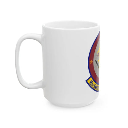 46 Range Control Squadron AFMC (U.S. Air Force) White Coffee Mug-Go Mug Yourself