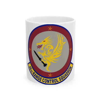 46 Range Control Squadron AFMC (U.S. Air Force) White Coffee Mug 11oz - Go Mug Yourself