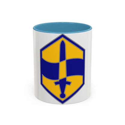 460 Chemical Brigade (U.S. Army) Accent Coffee Mug-11oz-Light Blue-Go Mug Yourself