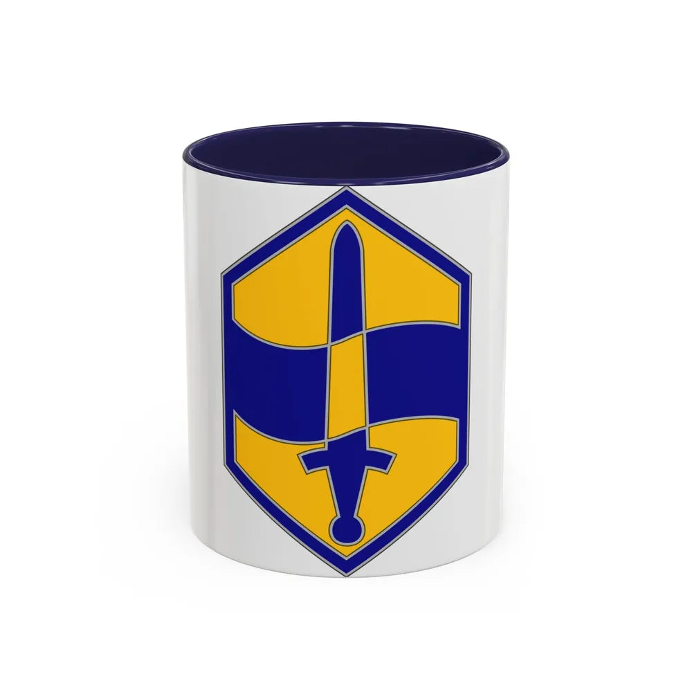 460 Chemical Brigade (U.S. Army) Accent Coffee Mug-11oz-Navy-Go Mug Yourself