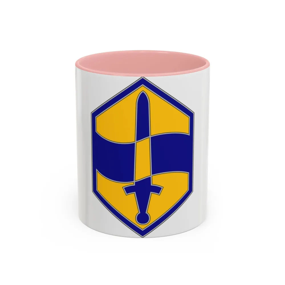 460 Chemical Brigade (U.S. Army) Accent Coffee Mug-11oz-Pink-Go Mug Yourself