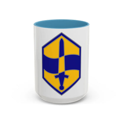 460 Chemical Brigade (U.S. Army) Accent Coffee Mug-15oz-Light Blue-Go Mug Yourself