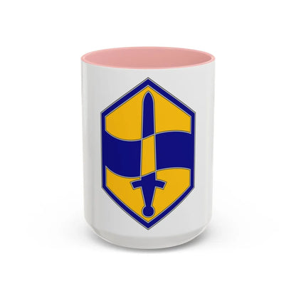 460 Chemical Brigade (U.S. Army) Accent Coffee Mug-15oz-Pink-Go Mug Yourself