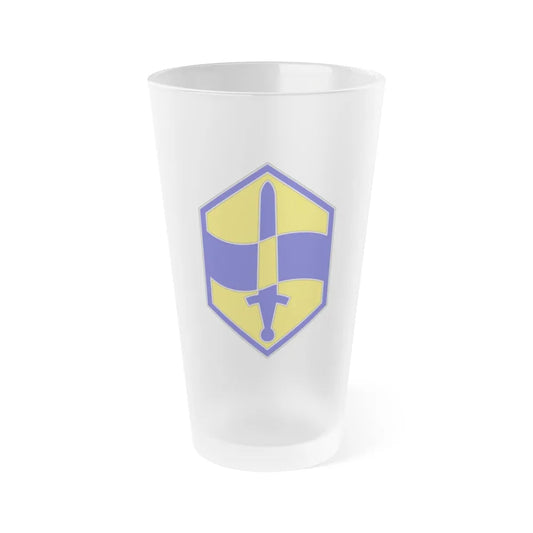 460 Chemical Brigade (U.S. Army) Frosted Pint Glass 16oz-Go Mug Yourself