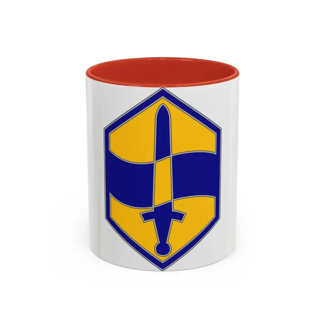 460 Chemical Brigade (U.S. Army) Accent Coffee Mug 11oz Red - Go Mug Yourself