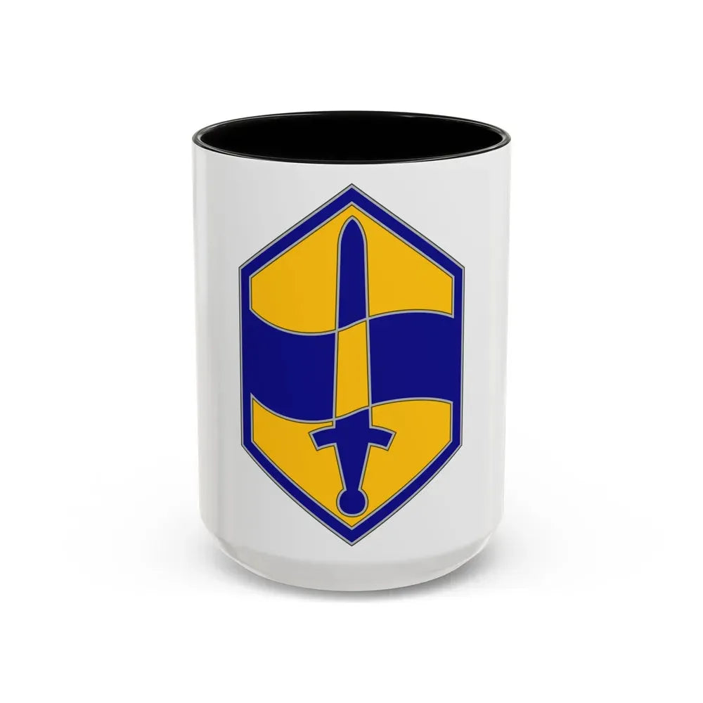 460 Chemical Brigade (U.S. Army) Accent Coffee Mug 15oz Black - Go Mug Yourself